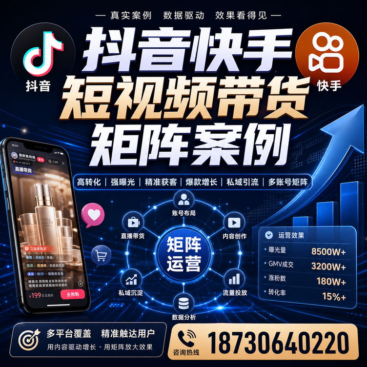 六盘水短视频带货团队多平台矩阵自动分发案例
